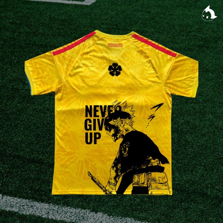 NEVER GIVE UP x BLACK CLOVER x COLOMBIA